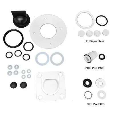 Raritan PH SuperFlush & PHII Universal Marine Toilet Head Repair Kit PHRKIIU • $67.64