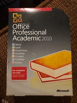 Microsoft Office Professional Academic 2010 W/ Key • $49