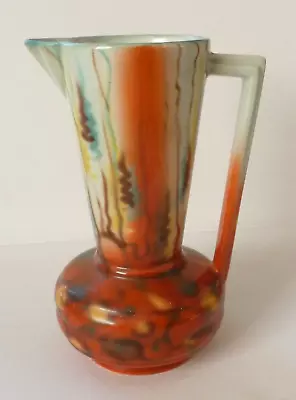 ROYAL LONGTON POTTERY Large ART DECO SHAPE JUG • £45