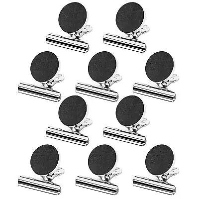 Fridge Magnet Bulldog 10x Clips Scratch-free Refrigerator Note Freezer Magnetic • £11.75