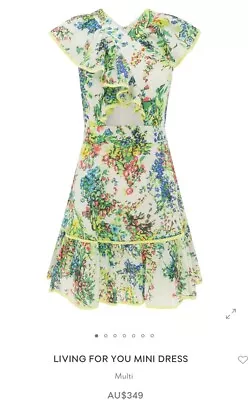 Bnwot Alice Mccall Living For You Mini Dress Mini Dress - Size 4 (rrp $349) • $99