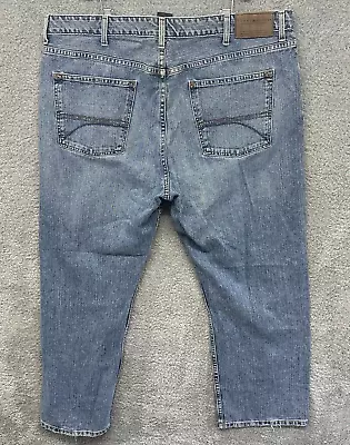 Tommy Hilfiger Jeans Blue Size 38x30 Straight Freedom Fit Denim Baggy Y2K Casual • $11.49