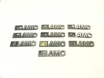 Vintage 1974-1987 Amc Lot Of 10 Plastic Emblem Badges Heavy Wear Pre-owned  • $19.98