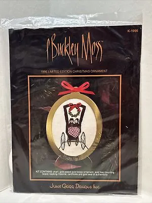 P Buckley Moss Cross Stitch KIT 1996 Amish Buggy Chart Xmas-NO FLOSS OR FABRIC • $11