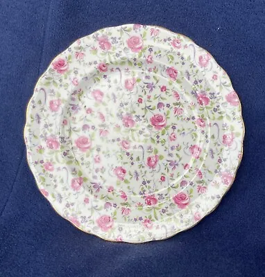 Rosina-Queens Salad Plate Bone China Chintz Pattern #5040 England • $18