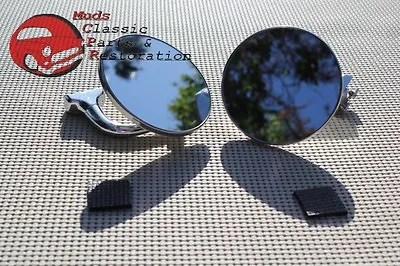 $44.38 • Buy Ford Chevy Chrysler Dodge Plymouth 4  Curved Arm Peep Mirrors Hot Rat Street Rod