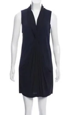 Diane Von Furstenburg Ladies Black Baker Sleeveless Dress Size 0 /8 Formal Work • $59.95