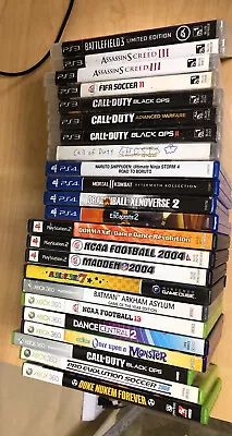 $89.99 • Buy Mixed Lot Of Video Games Xbox 360 Nintendo Ps2 Ps3 Ps4