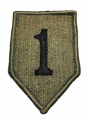 Vietnam Era U.S. Army First 1st Infantry Division Merrowed Edge Subdued Patch • $2.95