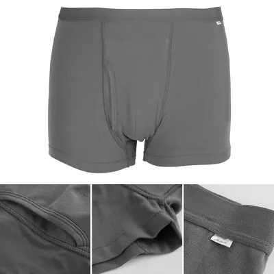 £14.33 • Buy 4 Size Gray Reusable Incontinence Briefs Pants Cotton Underwear Washable For Men