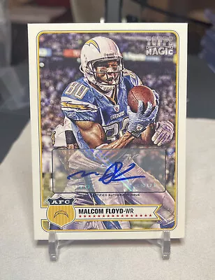 Malcom Floyd Auto ~ 2012 Topps Magic #176 ~ San Diego Chargers ~ Wyoming Cowboys • $9.99