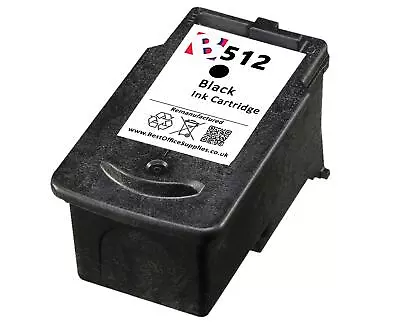 Remanufactured PG 512 Black Ink Fits Canon Pixma IP2700 Printers  • £14.95