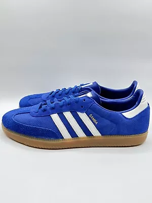 Adidas Men’s Originals Samba Originals Size 13 Blue Leather |HP7901| • $99.99