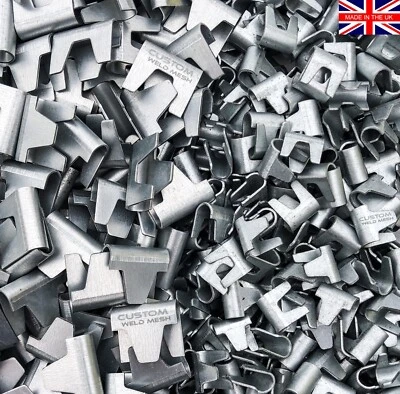 £19.99 • Buy Mixed Bag 250x Large & 250x Small Wire Mesh Clips Cage Making Fencing Wire Mesh 