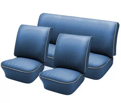 1958 - 64 Volkswagen VW Bug OEM Classic Seat Upholstery Front/Rear Water Blue • $604.38