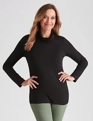 MILLERS - Womens Tops -  Long Sleeve Jersey Roll Neck Top • £14.23
