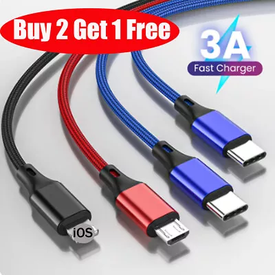 Universal 4 In 1 Multi USB Charger Charging Cable Lead For All Mobile Phones New • £3.89