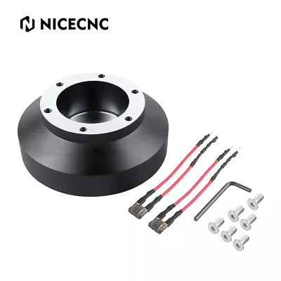 NICECNC 6-Bolt Steering Wheel Short Hub Kit Adapter For Honda Civic 2001-2011 • $42