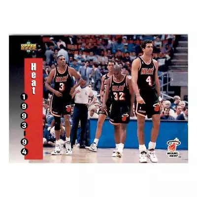 1993 Upper Deck #223 HEAT SCHEDULE Miami Heat Basketball Card • $4.99