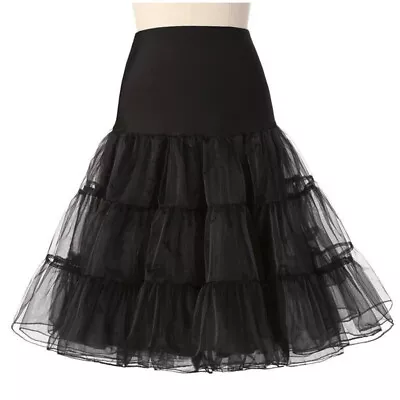 Women Tutu Skirt Lady Vintage Petticoat Tulle Dress 50s Underskirt Ballet Skirts • $14.74