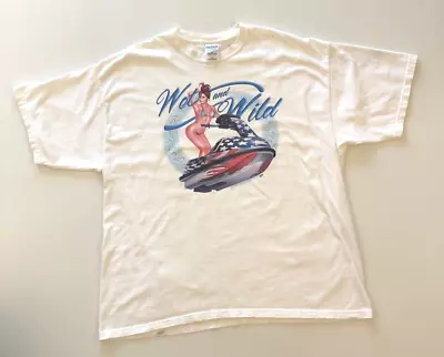 Vintage  Kawasaki Jet Ski Jet-Ski T Shirt  Size XL Extra Large • $75