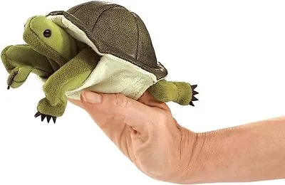 Folkmanis Mini Turtle Finger Puppet • $16.55