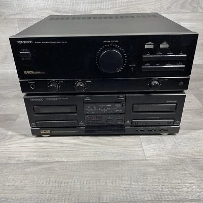 £74.99 • Buy Rare Kenwood AX-43 Stereo Integrated Amplifier & Double Auto Cassette Deck