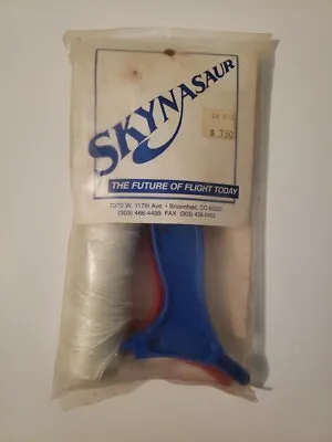 Vintage Skynasaur Quick-Winding Kite Handles Red & Blue W/ String NOS USA Sealed • $19.95