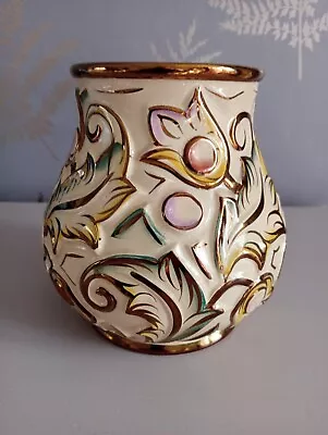 Vintage Wade Gothic 359 Hand Painted Vase • £12