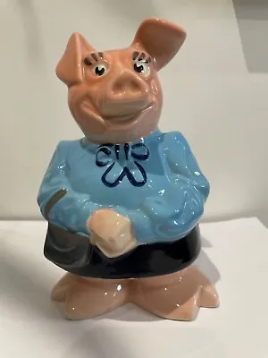 NAT WEST BANK Piggy Bank.Lady HilaryMade By Wade In The 1980’s.Original Stopper  • £9.99