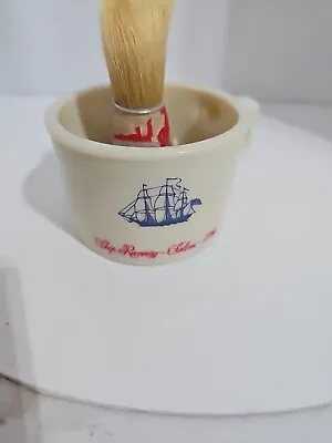 Vintage Old Spice Shaving Mug Cup With Brush Ship Recovery Salem 1794 #B04 • $19.99