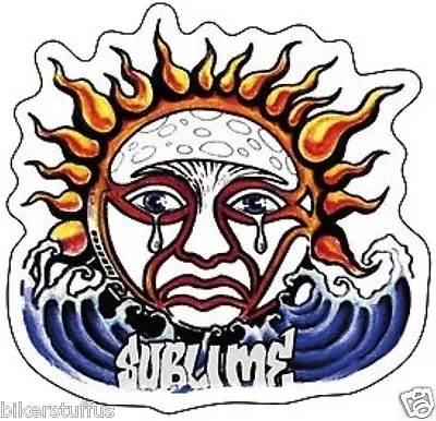 Sublime - Weeping Sun Bumper Sticker Laptop Sticker Hard Hat Sticker Hard Hat  • $2.48