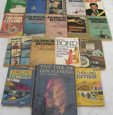$399.90 • Buy Ian Fleming - 16 Of His Best  In P/b Editions - Plus His Biography In H/c