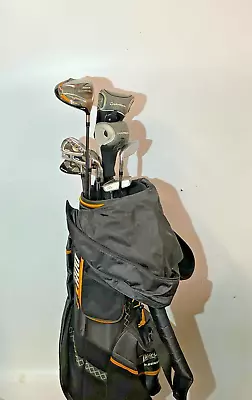 Taylormade R7 Odyssey Full Golf Clubs Set Irons Woods Driver Putter Bag • £249.99