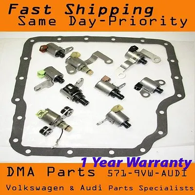 09A Transmission Shift Solenoids W/ Gasket VW Tiptronic Jetta GTI Golf 1.8T VR6 • $260