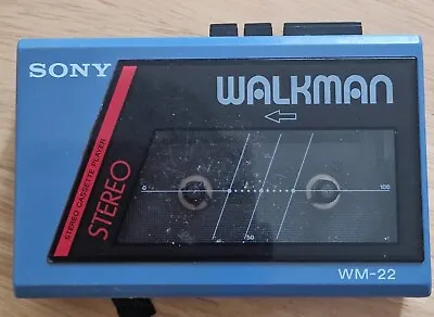 Rare Vintage  Sony Walkman Cassette Player 1984 Fuly Working (Video Available) • £25