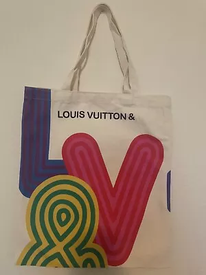 Louis Vuitton Canvas Tote Bag Limited Edition Shenzhen Exhibition 16.5  X 14.5  • $29.95