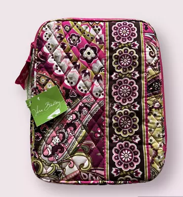 Vera Bradley Very Berry Pink Paisley Tablet Sleeve New With Tags • $17.99