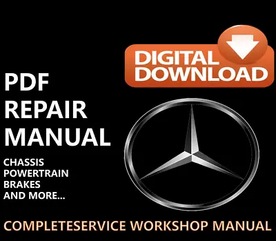 Mercedes S Class 1999-2005 Workshop Repair Service Manual • $15.99