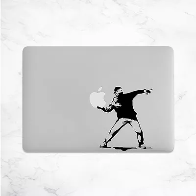 £3.59 • Buy Banksy Flower Thrower Decal For Macbook Pro Sticker Vinyl Laptop Mac Notebook 13