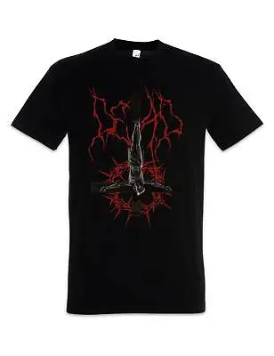 Inverted Jesus Cross T-Shirt Symbol Pentagram 666 Sign Church Of Satan Satanism • £22.74