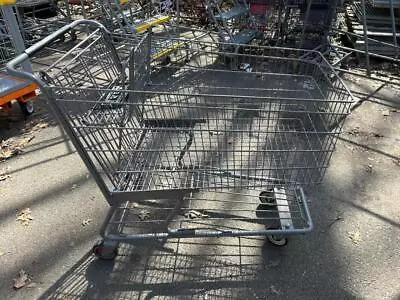 Metal SHOPPING CARTS Lot 8 FULL SIZE Large Baskets Used Grocery Store Fixtures • $712