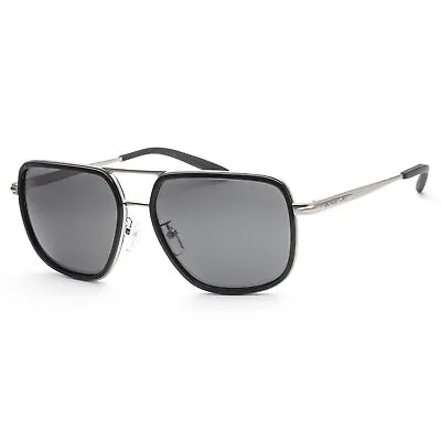 Michael Kors Men's MK1110-120687 Del Ray 59mm Matte Silver Sunglasses • $56.99