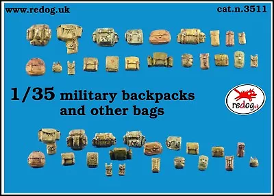 1/35 Military Bags Scale Models Stowage Kit / Diorama Accessories Kit /11 • £6.99