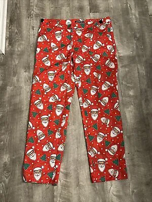Suitmeister Santa Christmas Pants Men's 2XL (50-52) Multicolored • $26.99