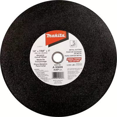 5 Pack Makita Chop Saw Metal 14-Inch Cut-Off Blade Cuts Steel Angle Iron • $25.99