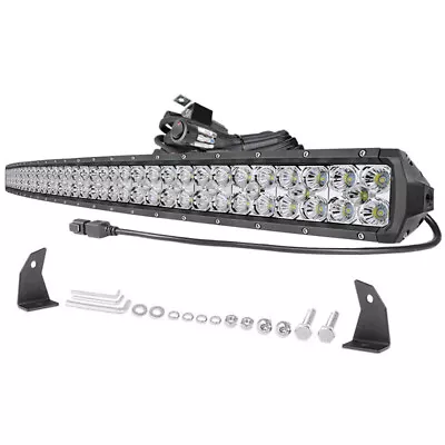 54Inch 2080W Dual Row Curved LED Light Bar Spot Flood Combo Offroad Driving Roof • $149.95