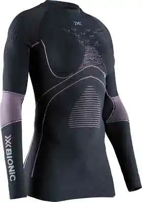 X-Bionic Energy Accumulator Women's Base Layer Thermal Compression Top S/M Excel • £45