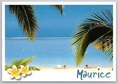 C25827 Beach Scene   Mauritius  Postcard • £0.99