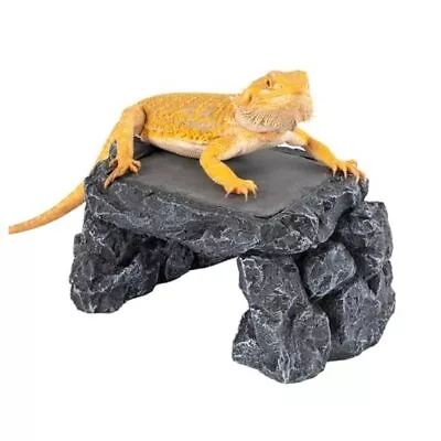  Bearded Dragon Basking Platform Gecko Hide Cave With Heat Storage 9x6x3.9  • $49.25